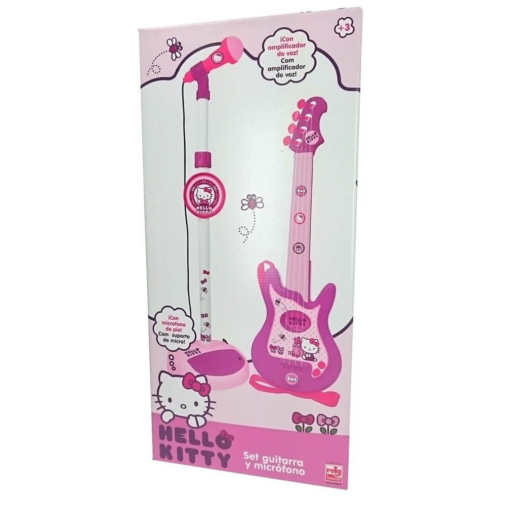 Set chitara si microfon Hello Kitty