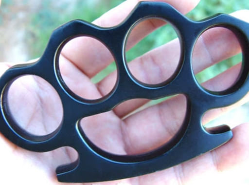 Set Box autoaparare si Cutit Karambit, 18.5 cm IdeallStore®, otel inoxidabil - 4 | YEO