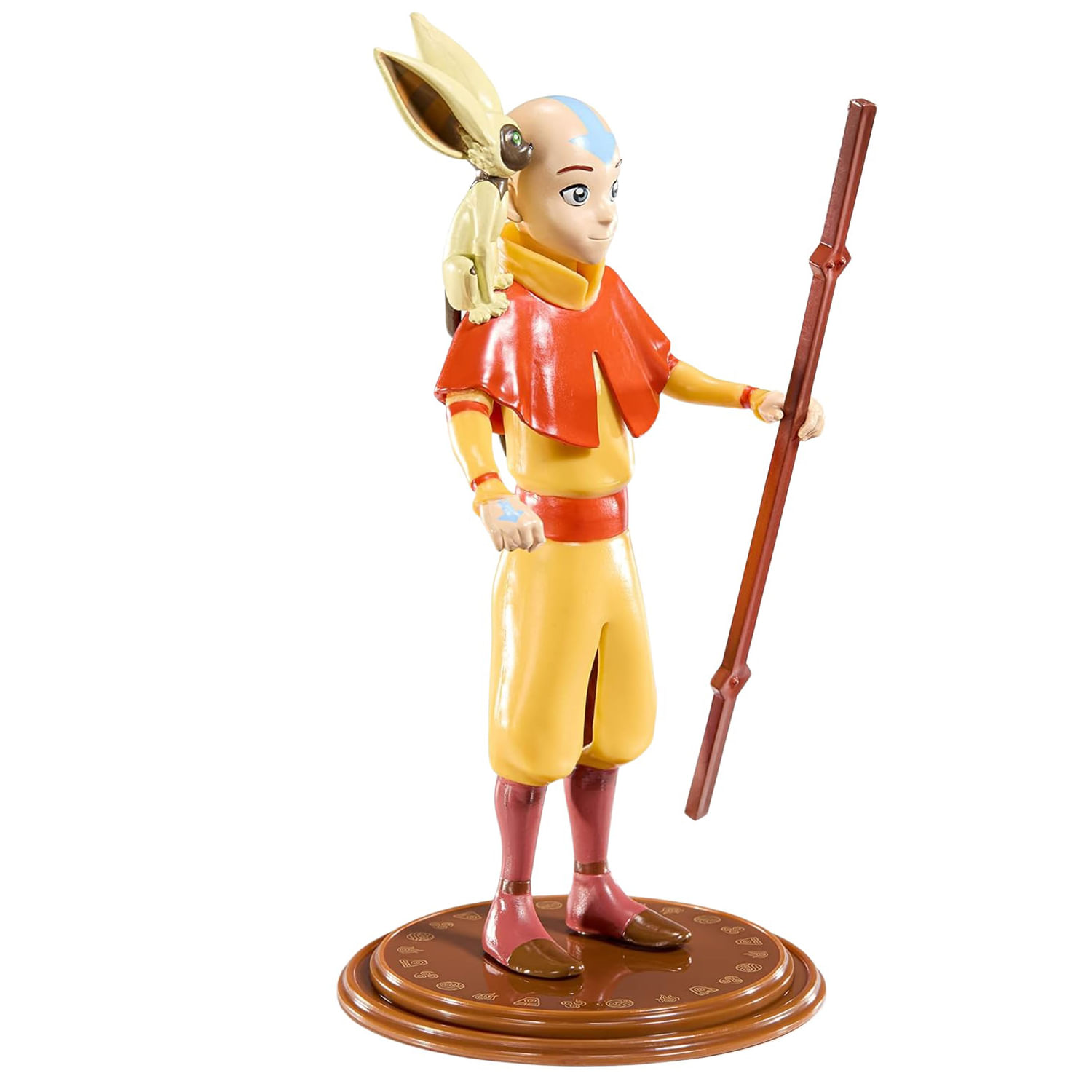 Figurina articulata The Avatar IdeallStore®, Mighty Aang, editie de colectie, 18 cm, stativ inclus - 1 | YEO