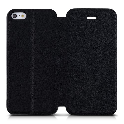 Husa pentru Apple iPhone 5/iPhone 5s/iPhone SE, Piele ecologica, Negru, 17148.01 - 3 | YEO