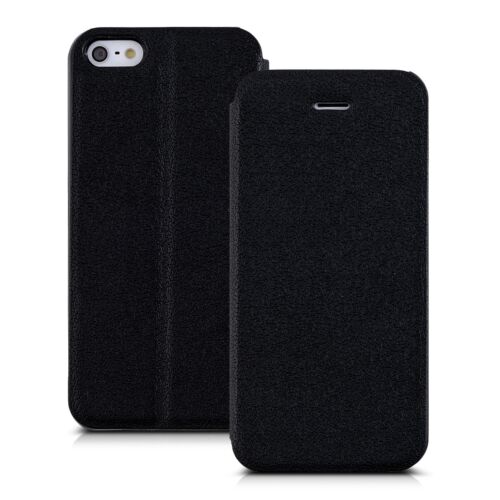 Husa pentru Apple iPhone 5/iPhone 5s/iPhone SE, Piele ecologica, Negru, 17148.01 - 1 | YEO