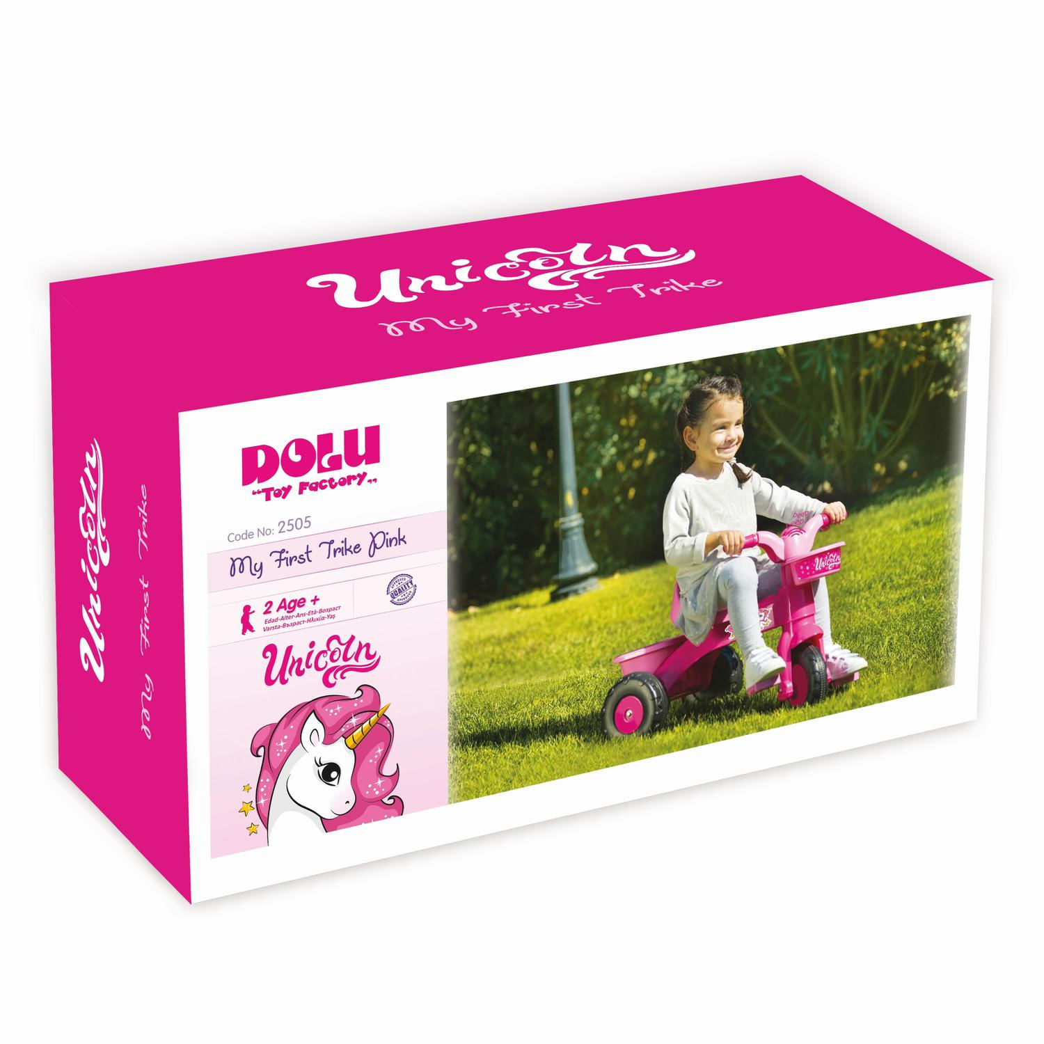 Prima mea tricicleta roz - Unicorn - 1 | YEO