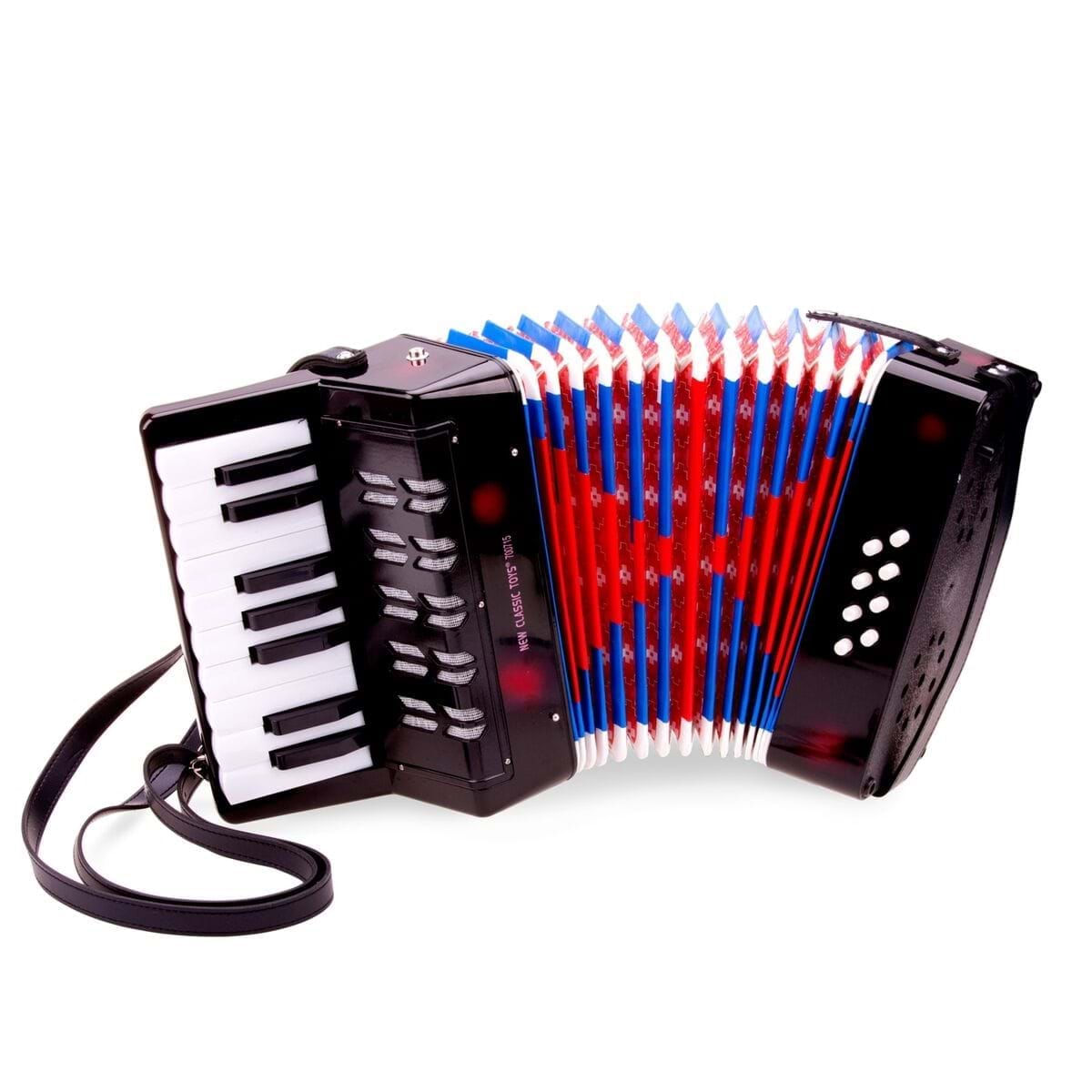 Acordeon mare - Instrument muzical copii - Negru - imagine 2