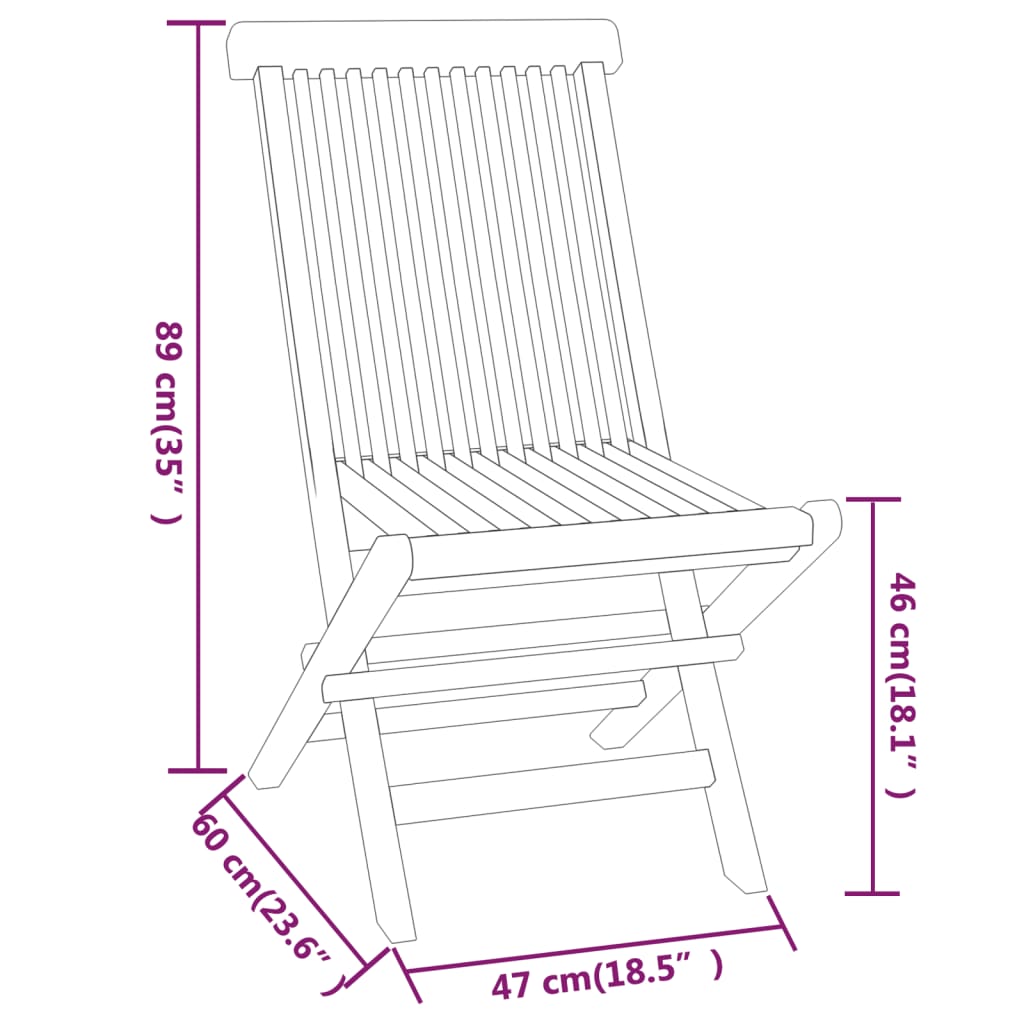 Set mobilier gradina, 3 piese, lemn masiv de tec — imaginea 9