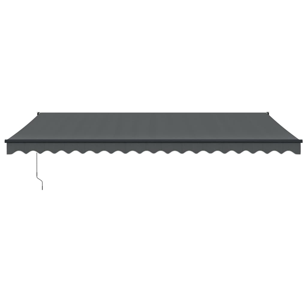 Copertina retractabila, antracit, 5x3 m, textil si aluminiu - 2 | YEO
