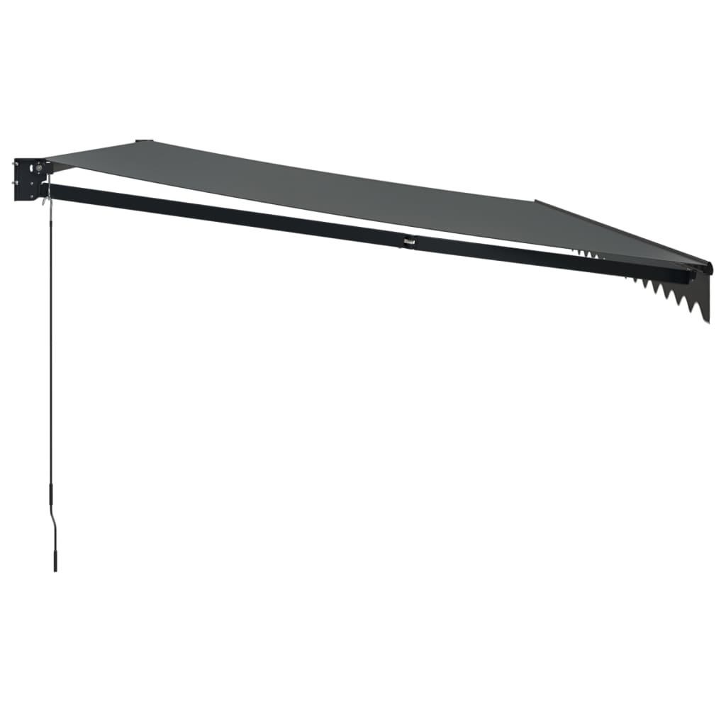 Copertina retractabila, antracit, 5x3 m, textil si aluminiu - 3 | YEO