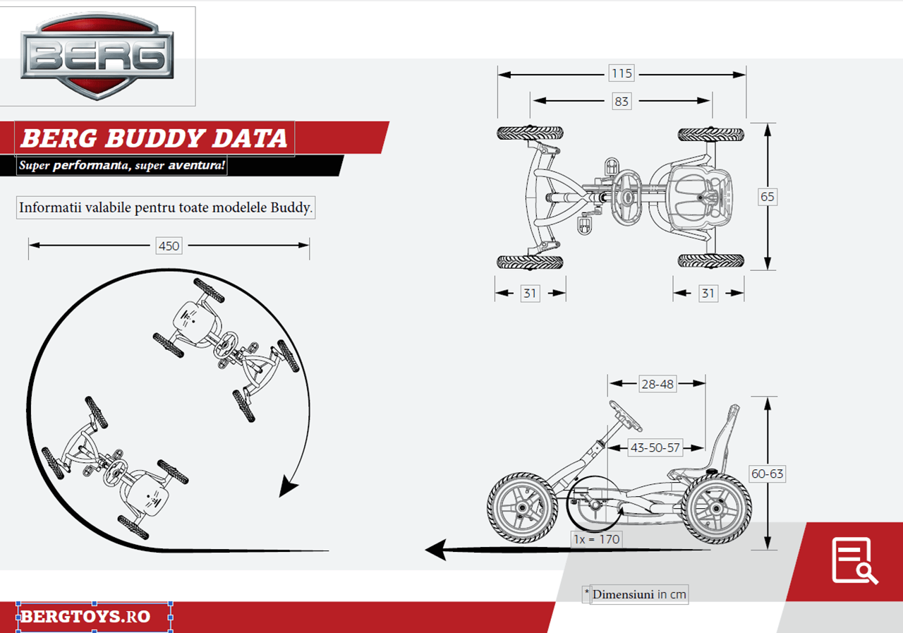 Kart BERG Buddy B Orange
