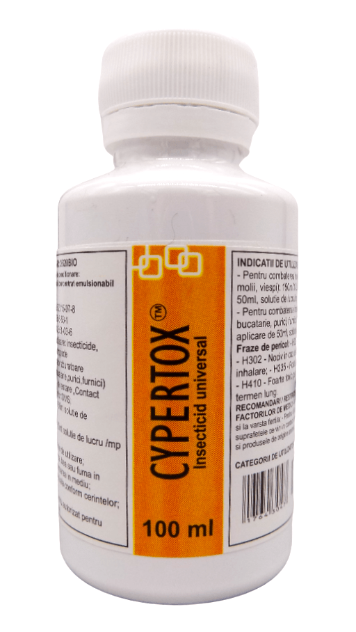Solutie concentrata antidaunatori, Cypertox Forte 100 ml