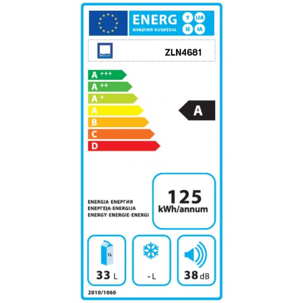 Frigider pentru vinuri Zilan ZLN4682 Negru, 33L, 50W, iluminare interioara - 1 | YEO