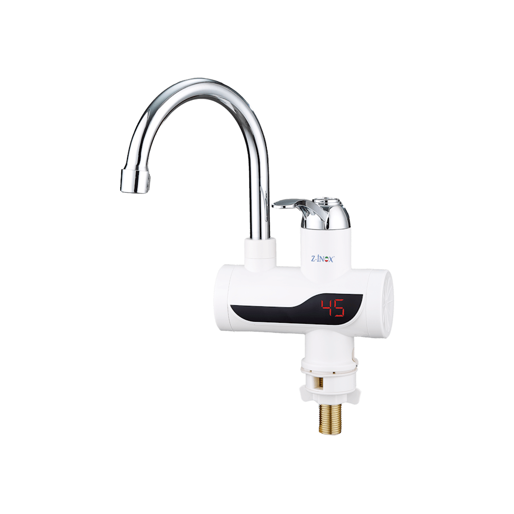 Robinet electric Z-Inox ZLN7866 Alb, ecran digital, incalzire instanta — imaginea 2