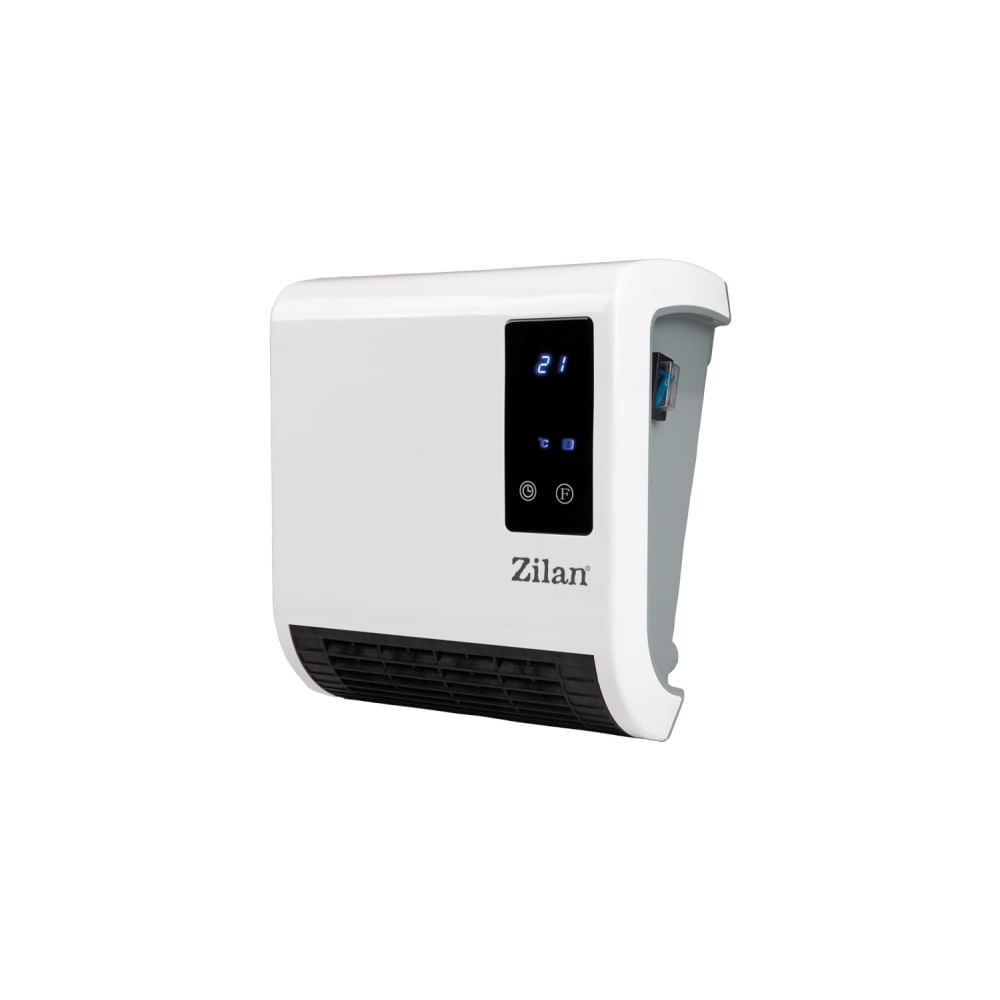 Aeroterma de perete Zilan ZLN2083 Alb, 2000W, display LED, senzori de ferestre deschise, programare saptamanala - imagine 2