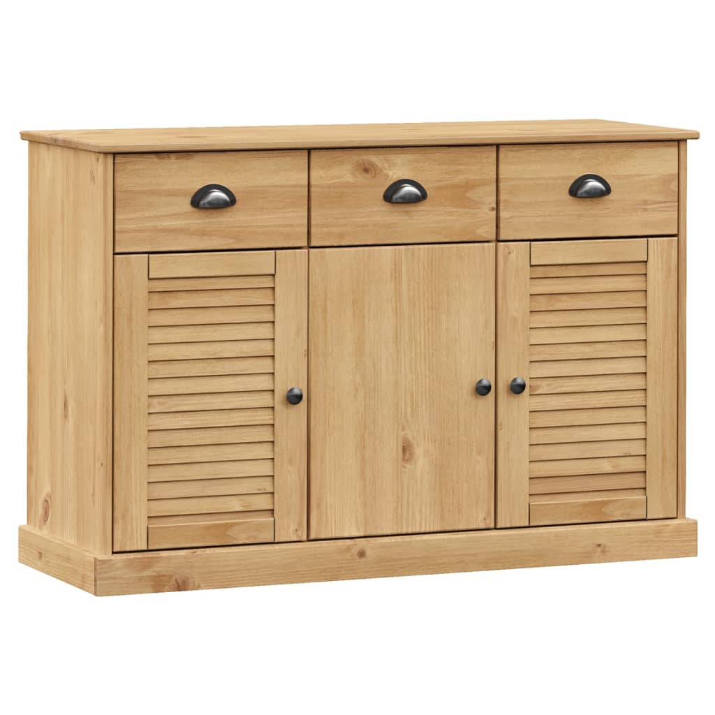 Servanta cu sertare VIGO, 113x40x75 cm, lemn masiv de pin — imaginea 2