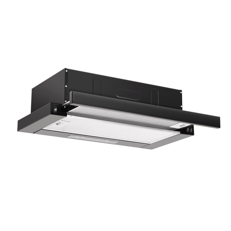 Hota incorporabila Floria ZLN1895, 50x28.5x13 cm parte incastrabila, Putere de absorbtie 450 mc/h, 140 W,. Negru