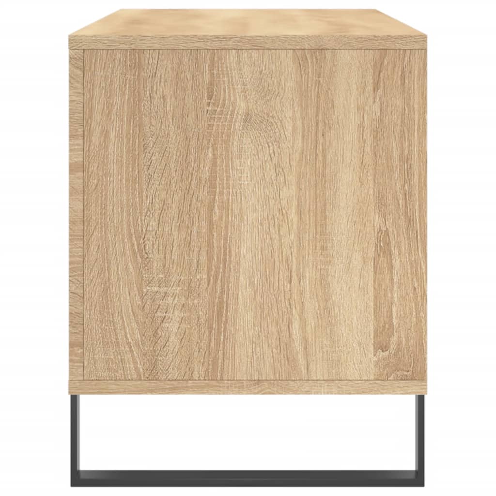 Dulap pentru discuri stejar sonoma 100x38x48 cm, lemn prelucrat — imaginea 5