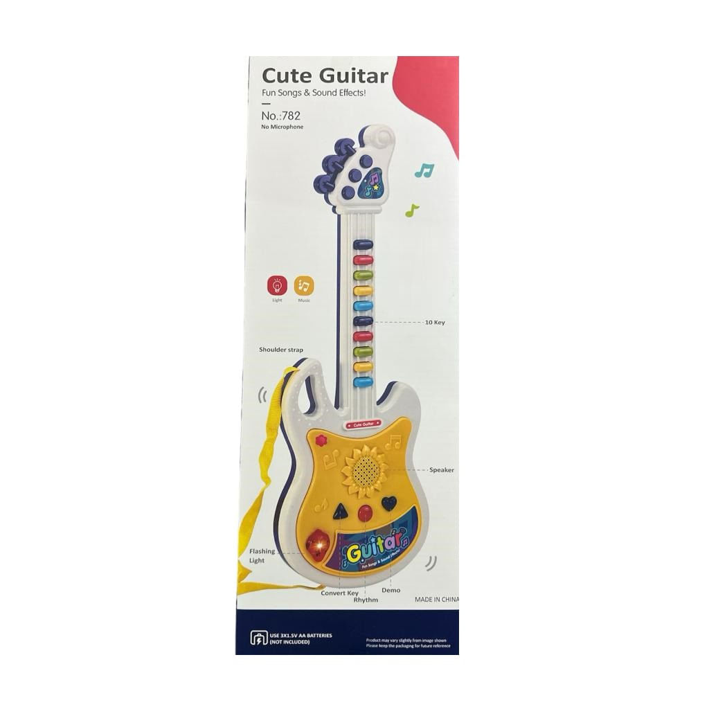 Chitara cu baterii 45 cm, 7Toys