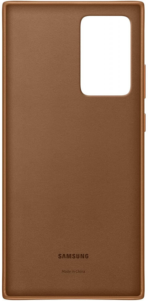 Husa Protectie Spate Samsung Leather Cover pentru Samsung Galaxy Note 20, EF-VN980LAEGEU - Brown - 2 | YEO