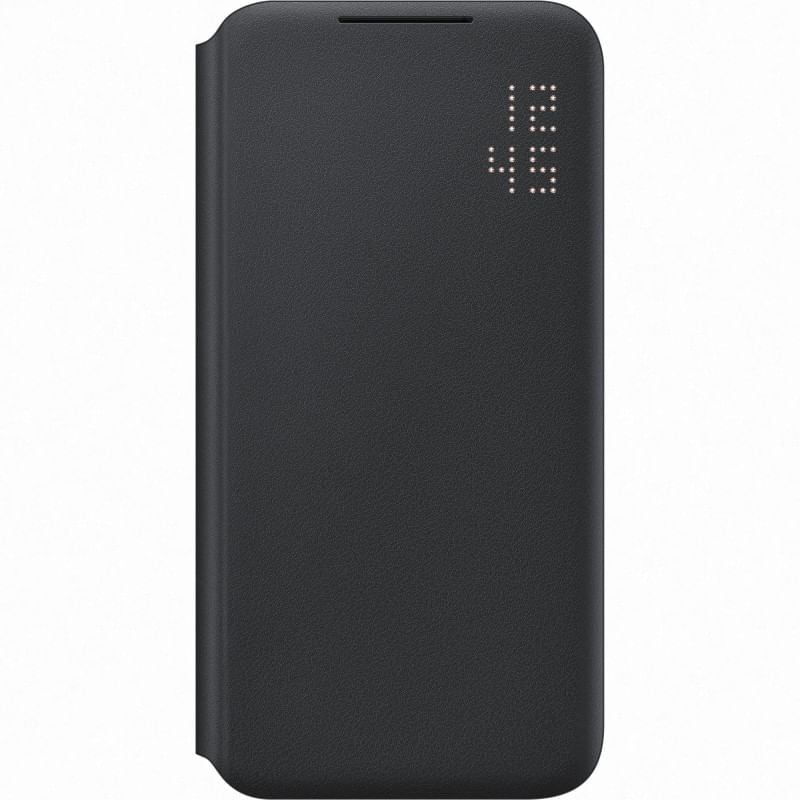 Husa Smart LED View Cover (EE) pentru Galaxy S22, EF-NS901PBEGEE - Black