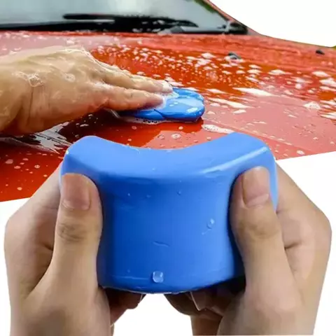 Pasta de Curatare Argila pentru Lacuire Auto, Flexibila, Albastru, 180g, Universala pentru Toate Tipurile de Vopsea