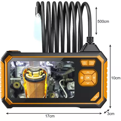 Camera de inspectie endoscopica, LCD display 4.3