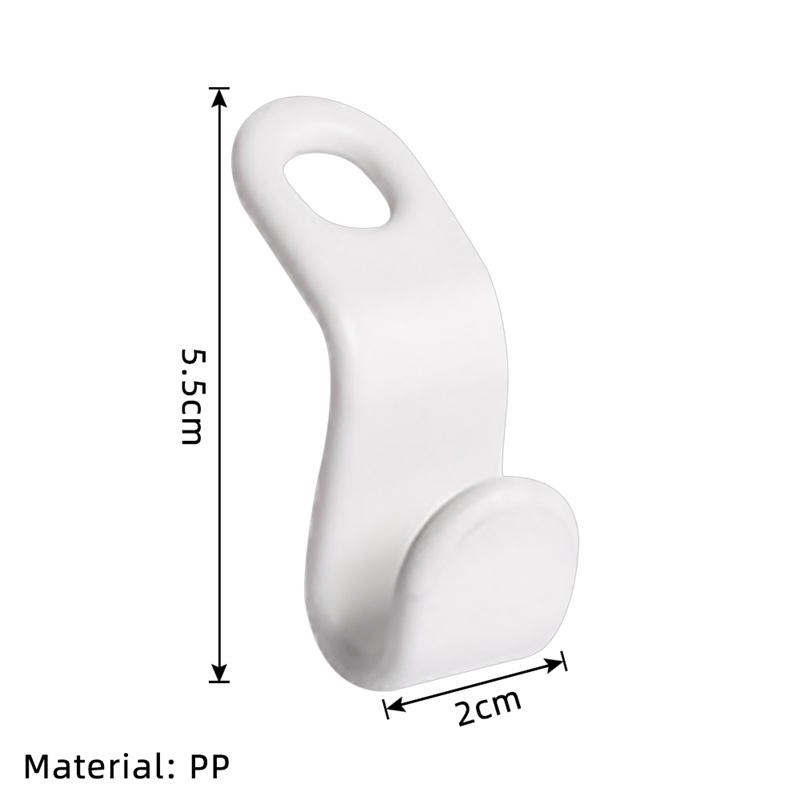Set 10 Accesorii Organizare si Agatare Umerase Haine din PVC Sustinere pana la 7 Kg G Glixicom® — imaginea 3