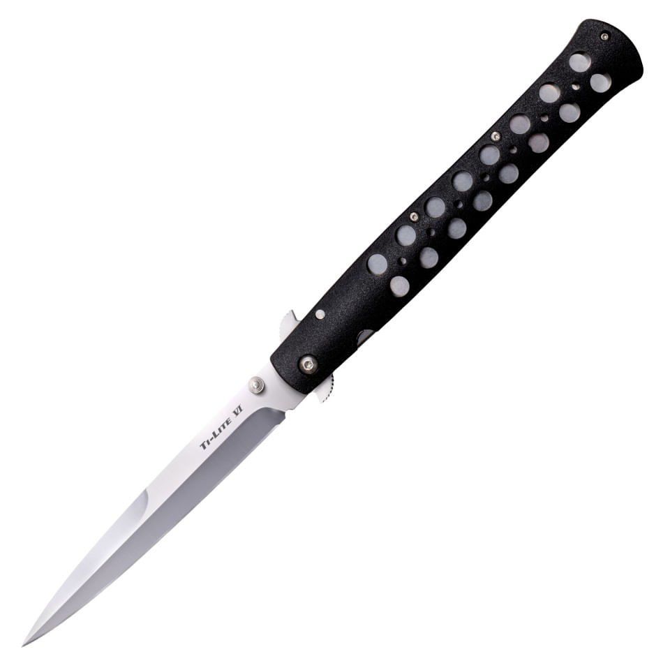 Briceag Ti-Lite Cold Steel, lama stilet, prindere curea, 33 cm, argintiu