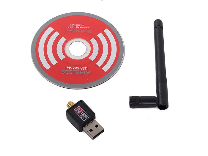 Antena Wi-fi N 600Mbps, Placa/Adaptor retea wireless - Negru - 1 | YEO