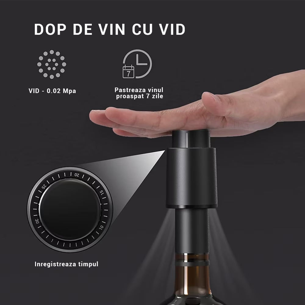 Set tirbuson electric 4 in 1,Premium,Multifunctional, Negru - Negru - imagine 10