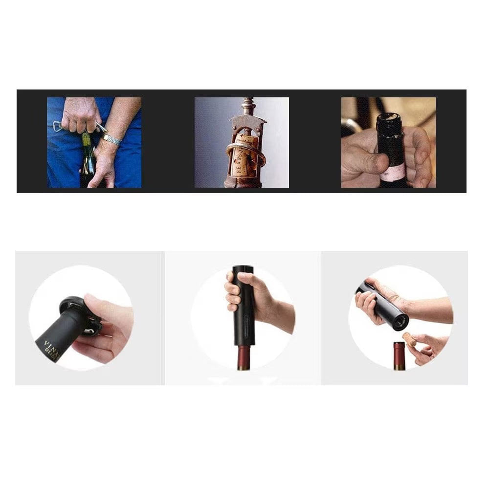 Set tirbuson electric 4 in 1,Premium,Multifunctional, Negru - Negru - imagine 11