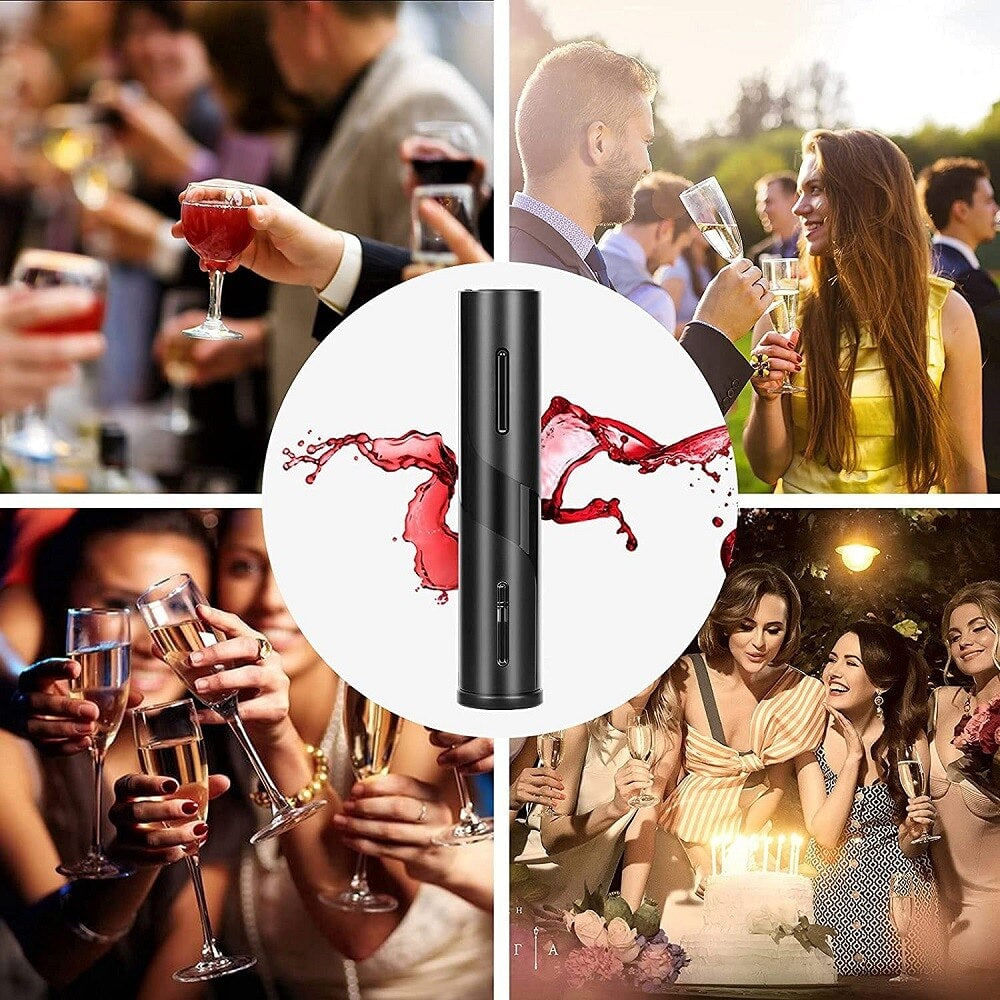 Set tirbuson electric 4 in 1,Premium,Multifunctional, Negru - Negru - imagine 14