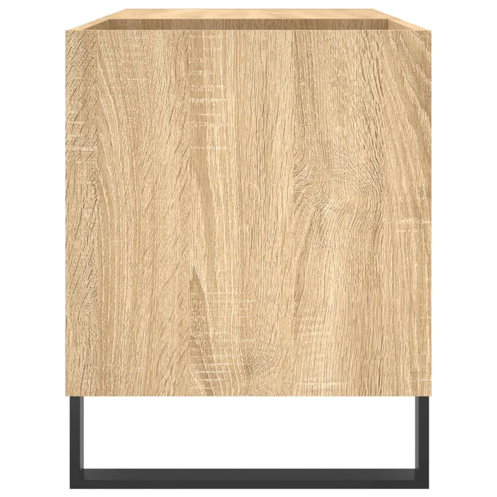 Dulap pentru discuri stejar sonoma 85x38x48 cm lemn prelucrat — imaginea 5