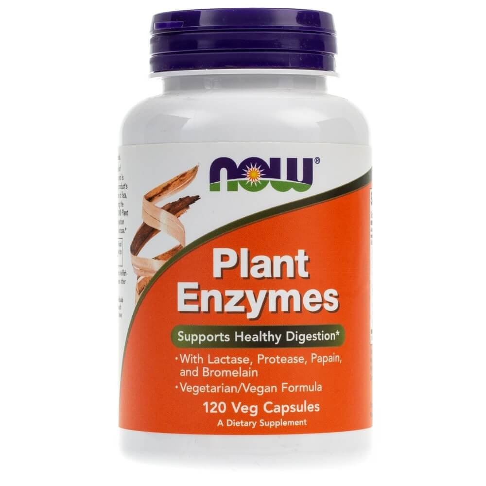 Suplimente nutritive Plant Enzymes, Now Foods, 120 capsule