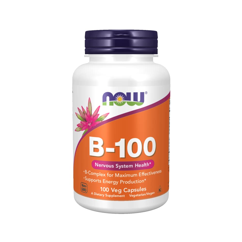 Supliment de vitamine, NOW FOODS Vitamina B-100, 100 de comprimate