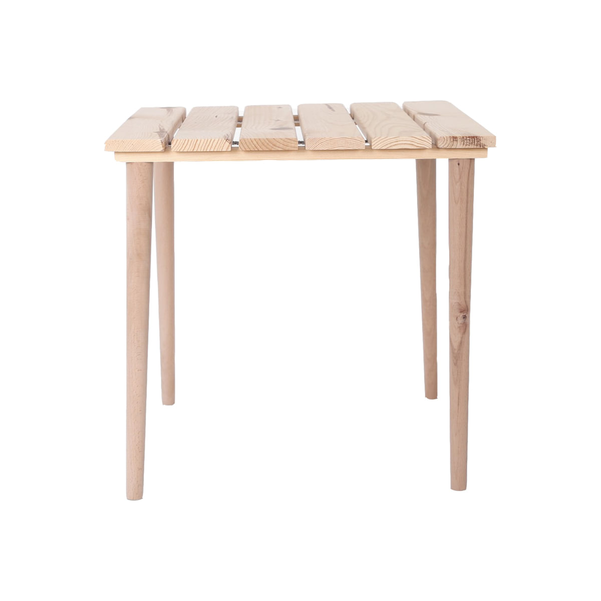 Set mobilier de gradina (masa+2 scaune) cu rucsac transport, lemn, natural, EHA — imaginea 3