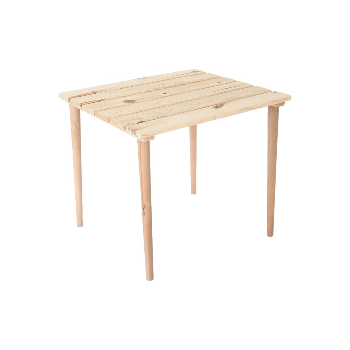 Set mobilier de gradina (masa+2 scaune) cu rucsac transport, lemn, natural, EHA — imaginea 4