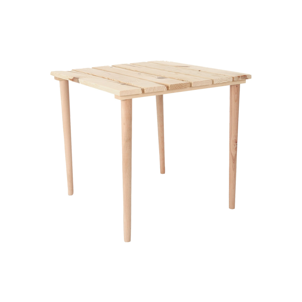 Set mobilier de gradina (masa+2 scaune) cu rucsac transport, lemn, natural, EHA — imaginea 5