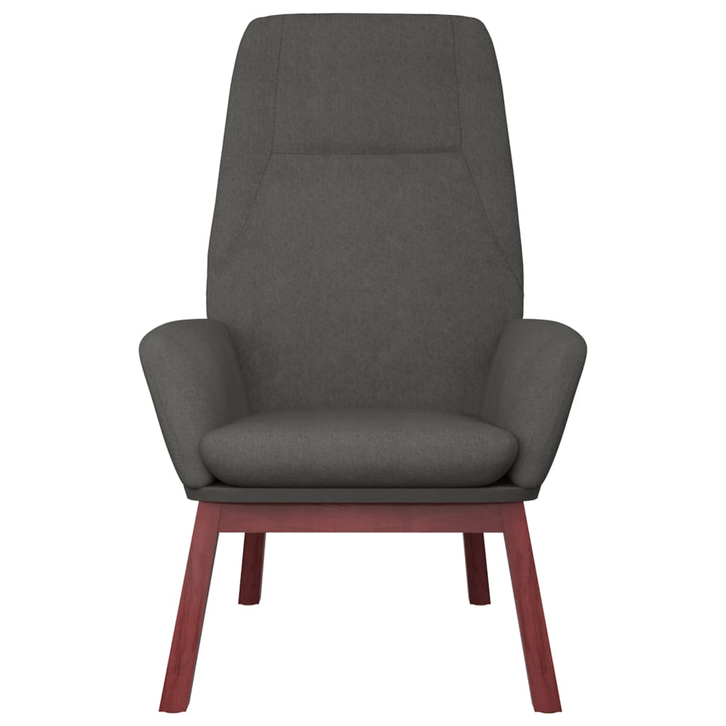 Fotoliu de relaxare cu taburet, gri deschis, textil — imaginea 4