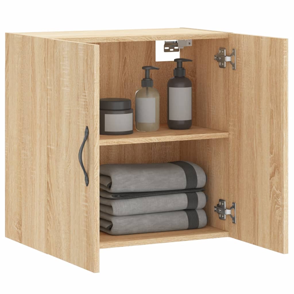 Dulap de perete, stejar sonoma, 60x31x60 cm, lemn compozit — imaginea 4