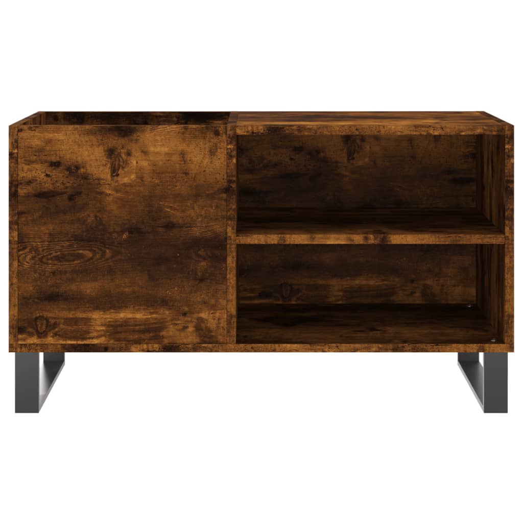 Dulap pentru discuri stejar afumat 85x38x48 cm lemn prelucrat — imaginea 4