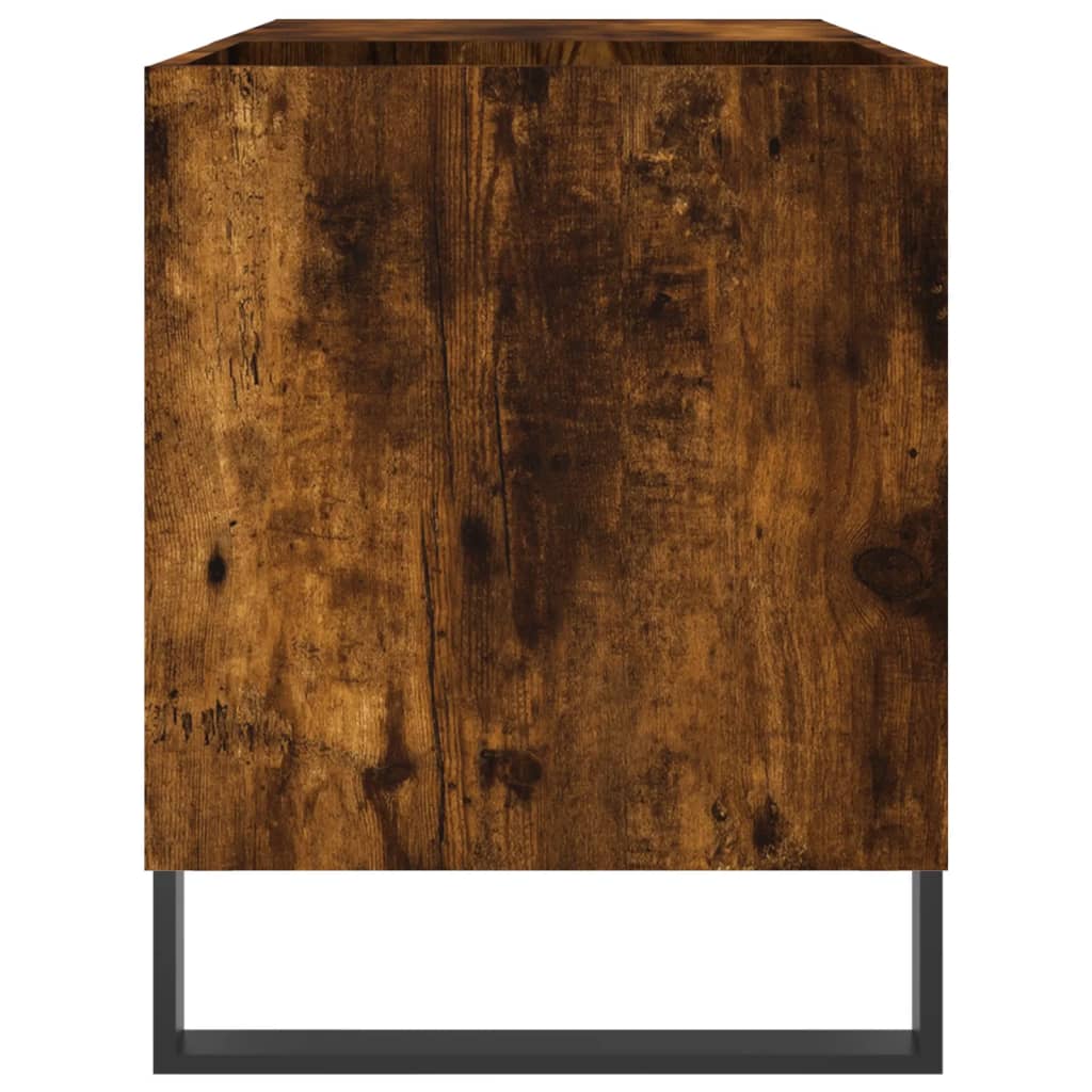Dulap pentru discuri stejar afumat 85x38x48 cm lemn prelucrat — imaginea 5