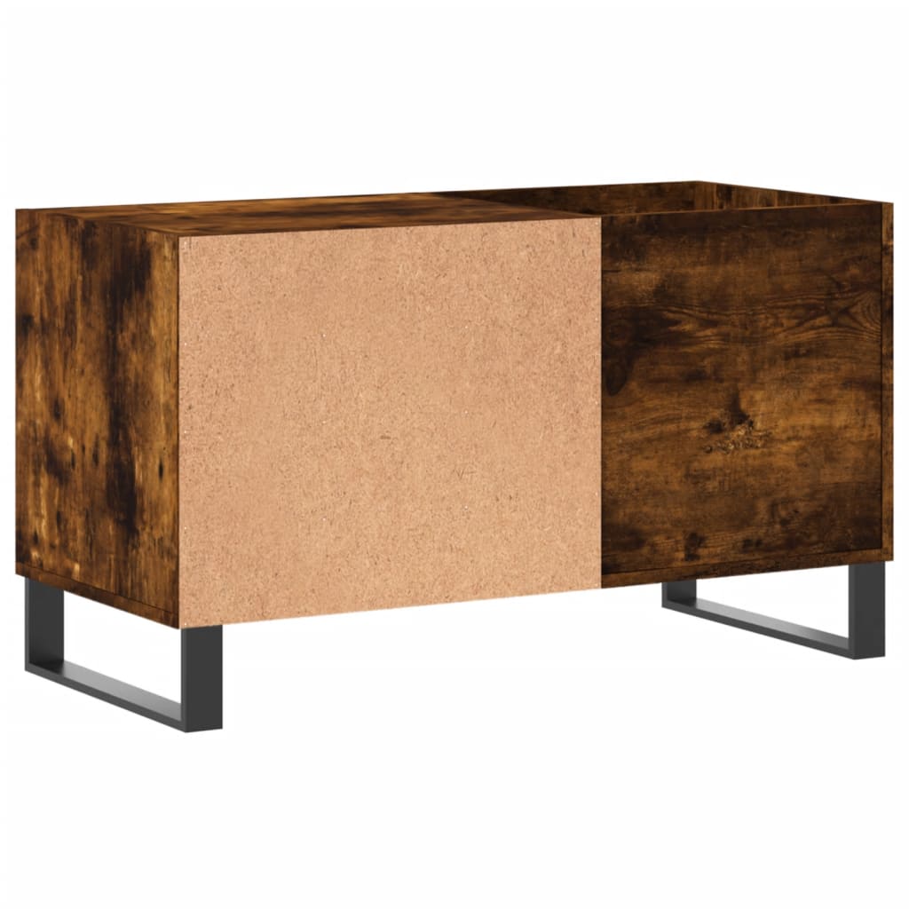 Dulap pentru discuri stejar afumat 85x38x48 cm lemn prelucrat — imaginea 6