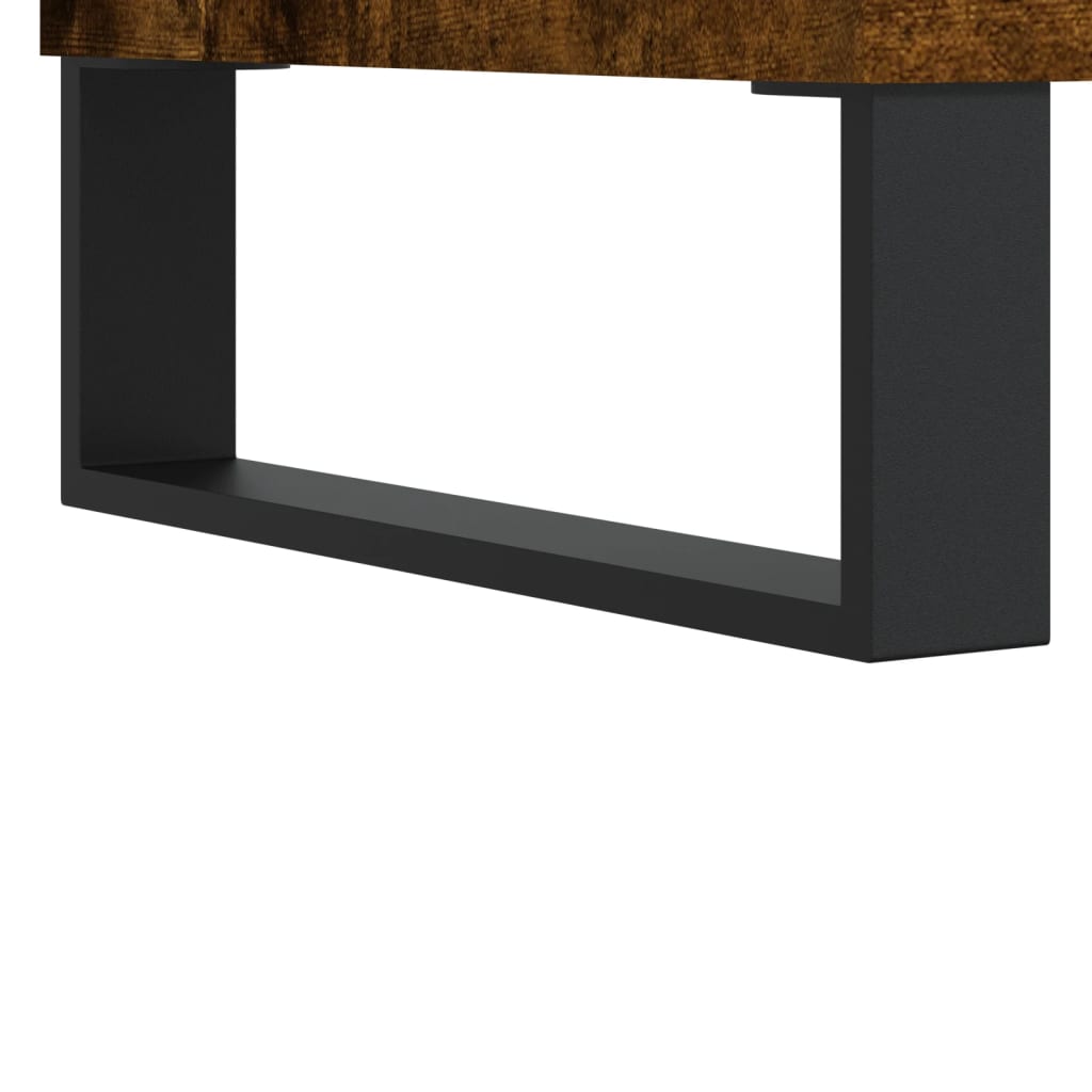 Dulap pentru discuri stejar afumat 85x38x48 cm lemn prelucrat — imaginea 7