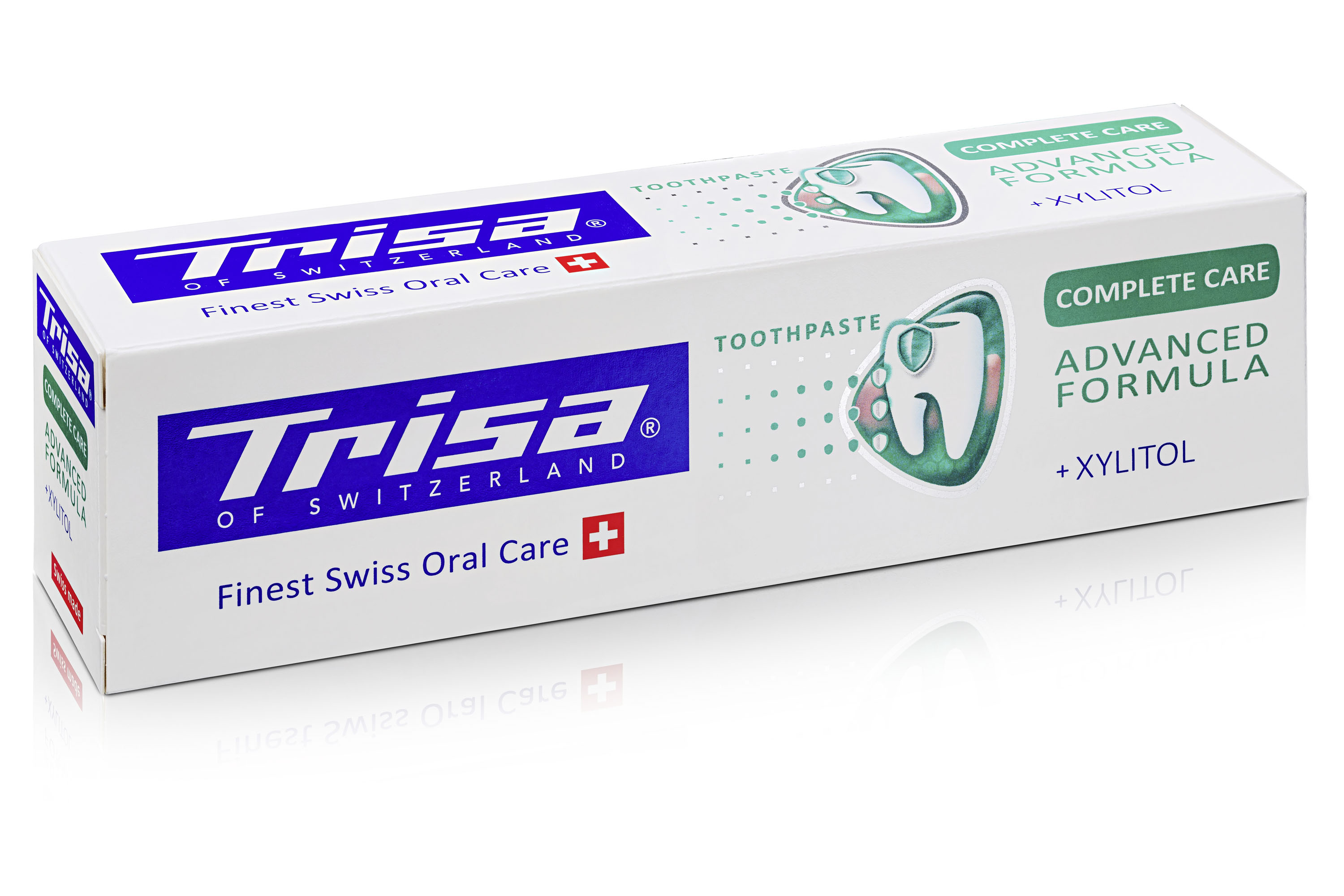 Pasta de dinti Trisa Complete Care + Xylitol 75 ml 904210, verde