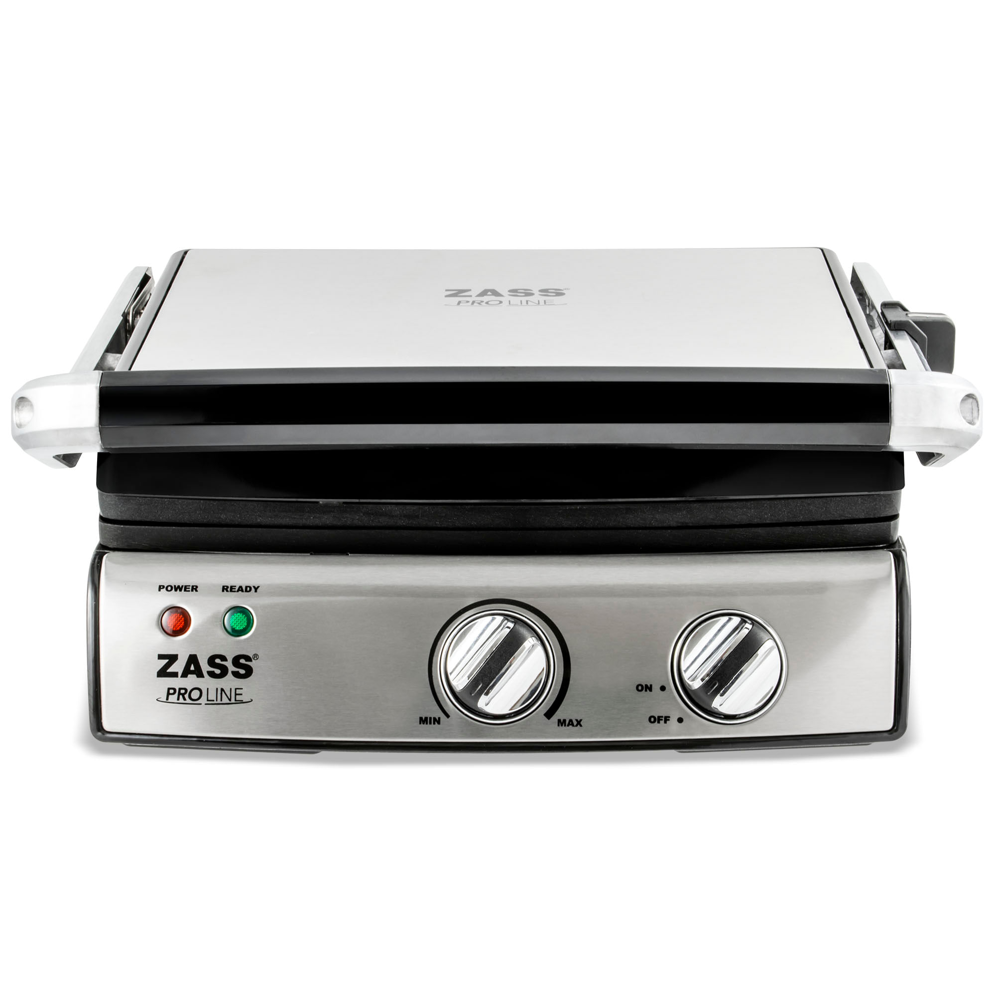 Grill & Panini Chef Inox Zass ZPG 02, argintiu