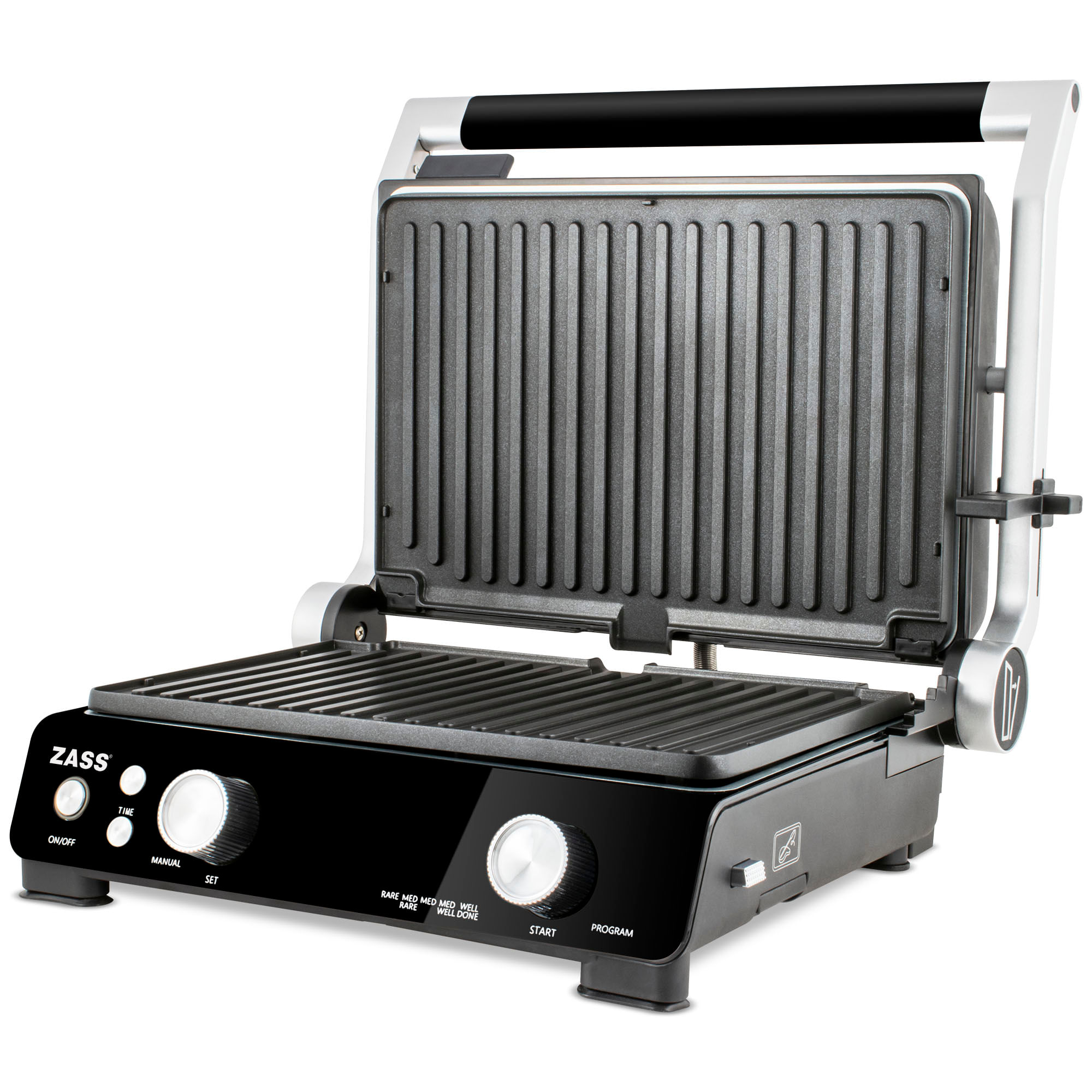 Grill digital mutifunctional Zass ZDG 10, negru - 3 | YEO