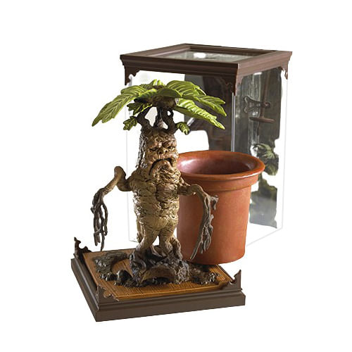 Figurina de colectie IdeallStore®, Loud Mandrake, seria Harry Potter, 17 cm, suport sticla inclus - 1 | YEO