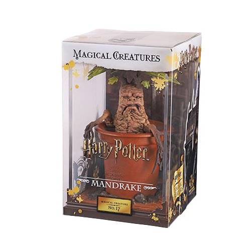 Figurina de colectie IdeallStore®, Loud Mandrake, seria Harry Potter, 17 cm, suport sticla inclus - 2 | YEO