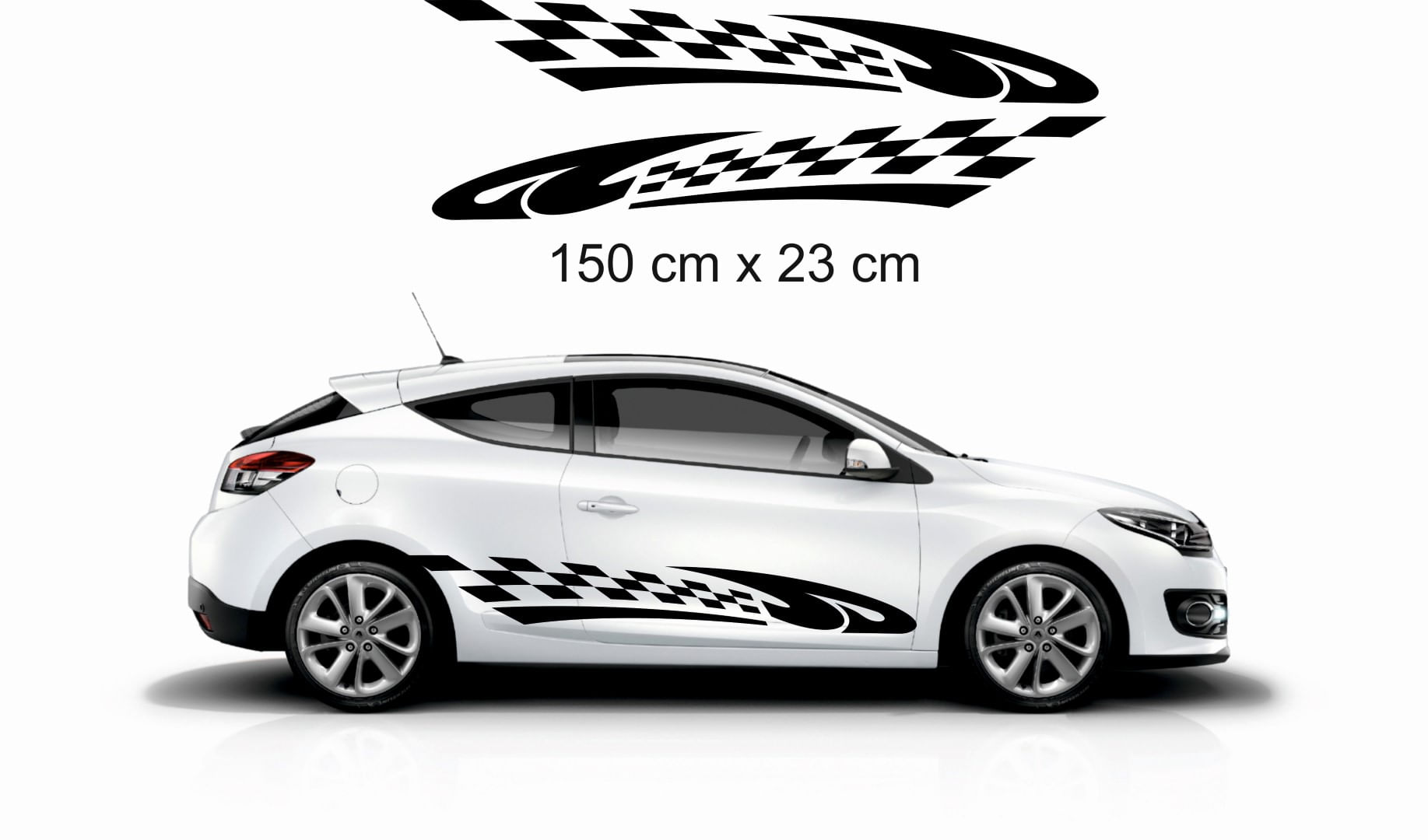 Sticker auto model 28 - set 2 buc