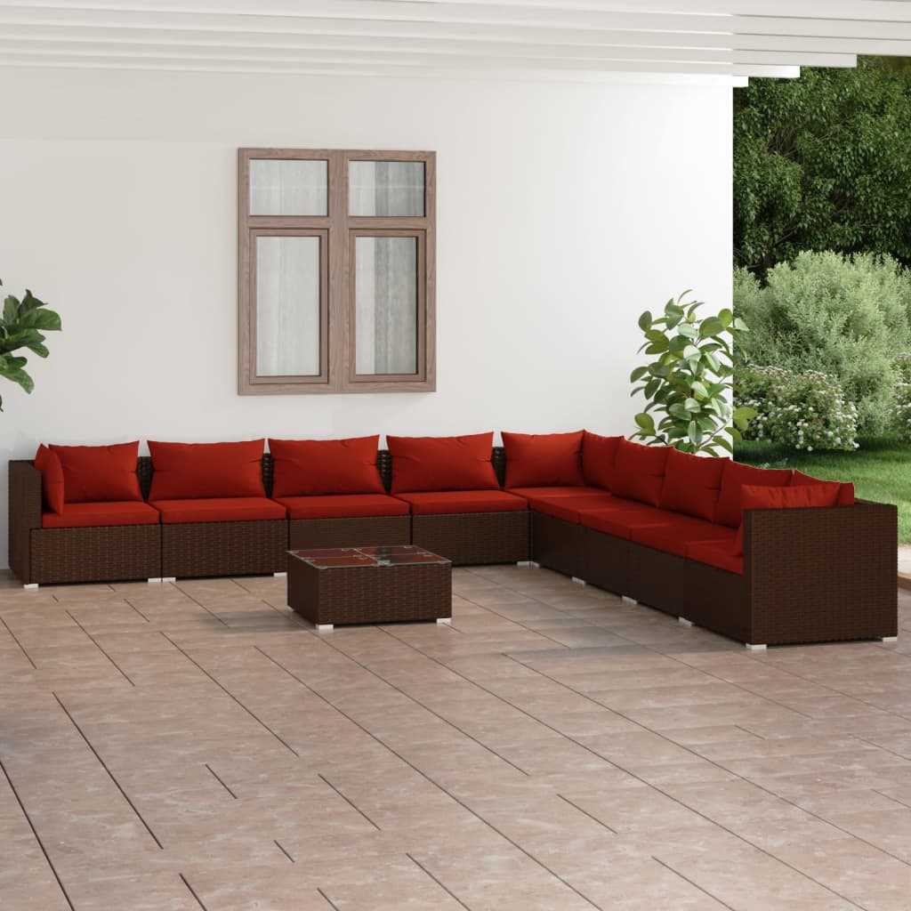 Set mobilier de gradina cu perne — imaginea 2