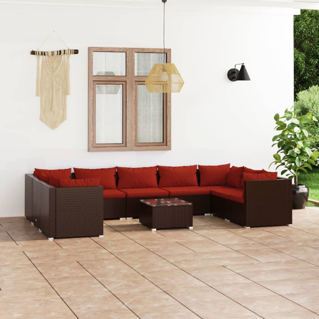 Set mobilier de gradina cu perne — imaginea 2