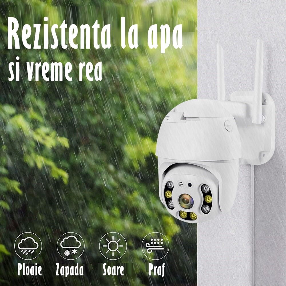 Camera de Supraveghere Video REVOSE™ 5MP 2560x1920, Aplicatie Dedicata, Intelligent Tracking, PTZ, WIFI, Lan, AP hotspot - 4 | YEO